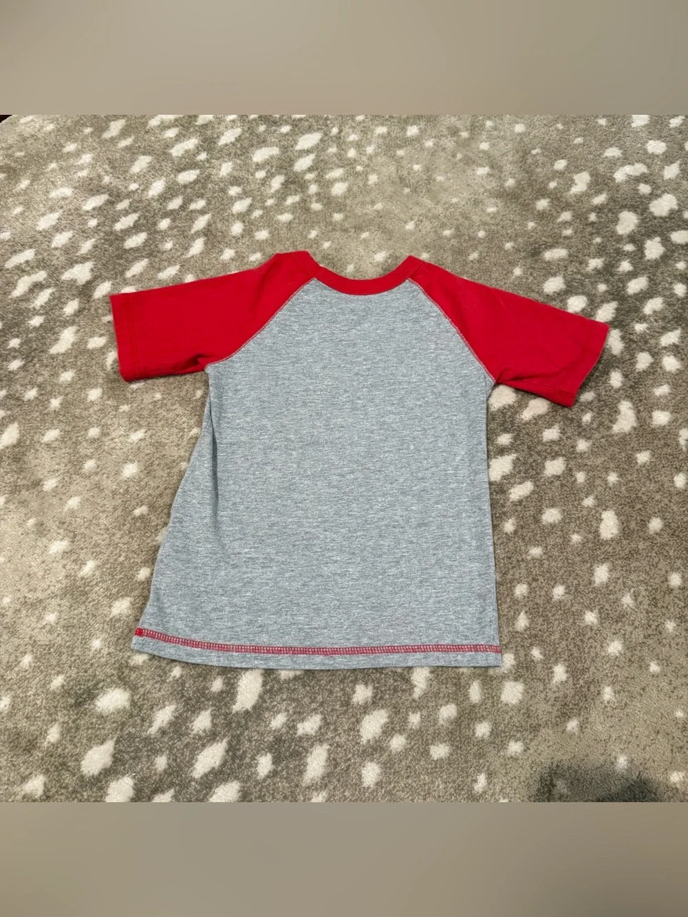 Bundle (4) Boys Short-Sleeve Shirts - Gray, Navy, Red, Maroon. Size 5
